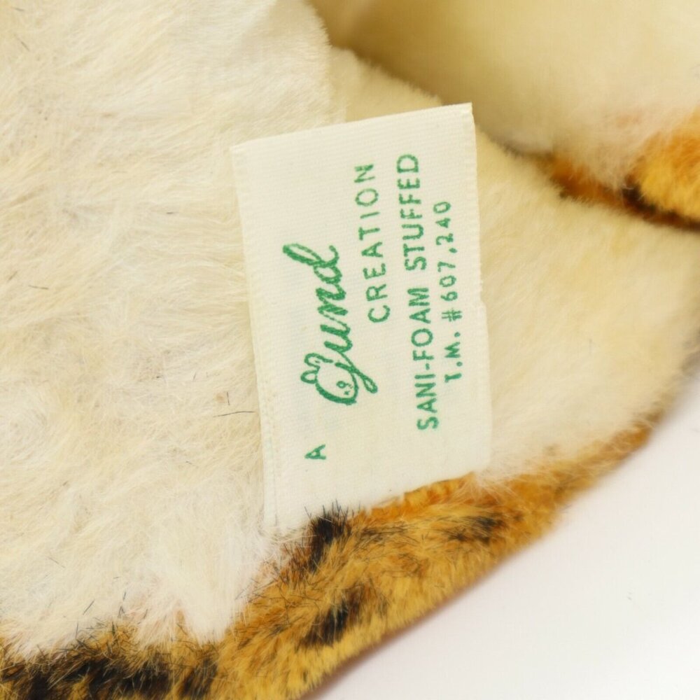 Vintage 1950'S Gund Plush TIGER Tweak and Squeak Plush Stuffed Animal Toy RARE - Picture 7 of 8